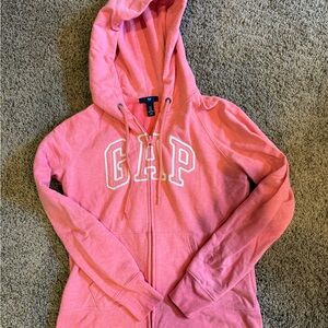 GAP Coral Zip-Up Hoodie